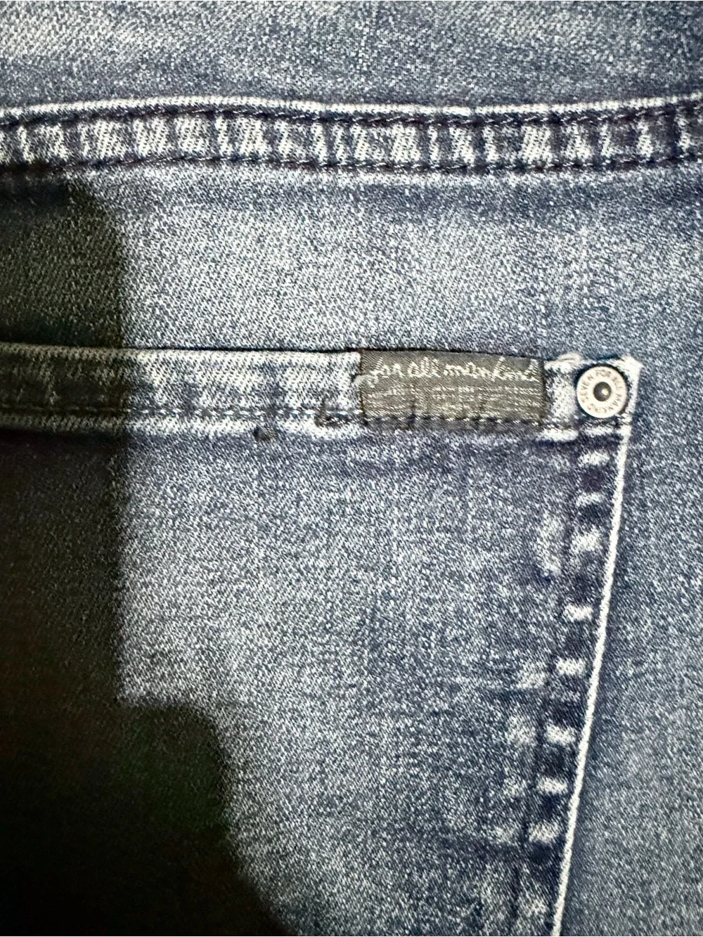 7 For All Mankind Men's Straight Jeans in Light Blue Wash